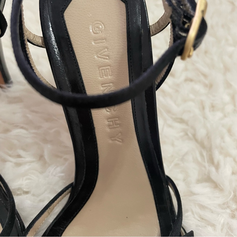 Givenchy Black Strap Heeled Sandals Size 7 - Picture 12 of 16